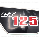 Sticker สติ๊กเกอร์ "CT125" ข้างขวา ของแท้ 1 ชิ้น สีดำ,แดง.เขียว สำหรับ Honda CT125 CT-125 รุ่นรถสีเขียว ปี 2020-2022